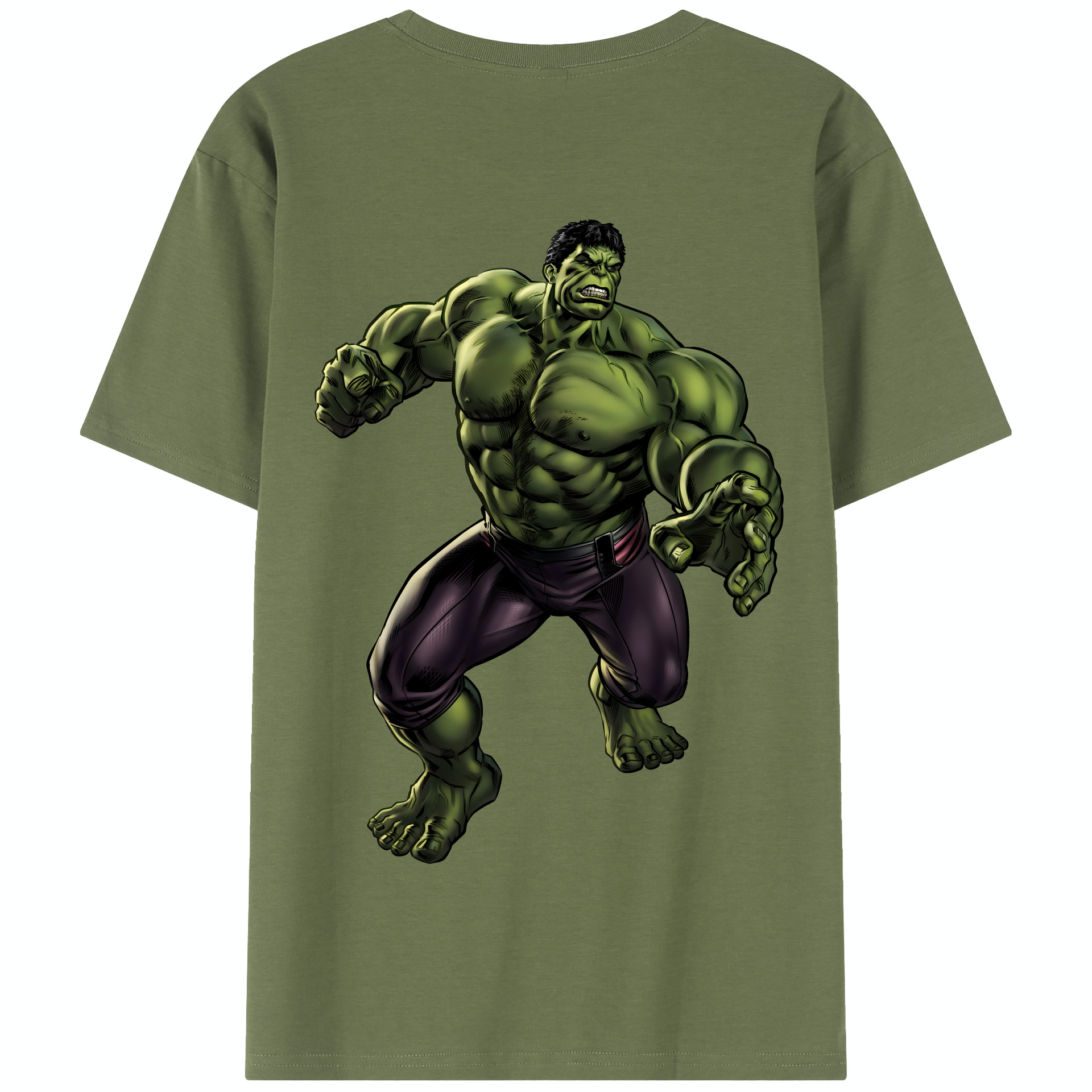 （画像用） アベンジャーズ The Avengers 綿100％半袖Tシャツ（背面プリント）